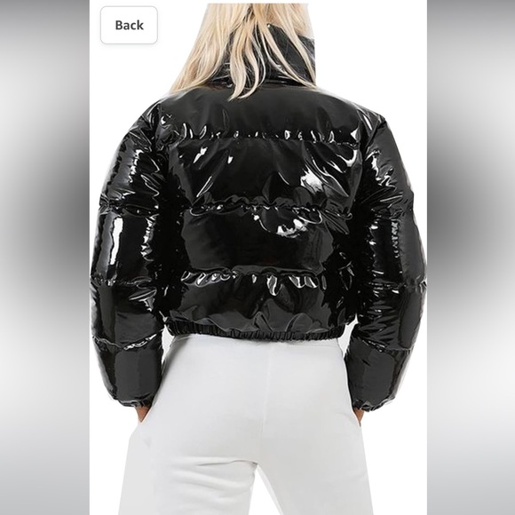 BOOHOO Women Winter Warm Slim Fit Cropped Puffer Down Jacket Coats - Main Image